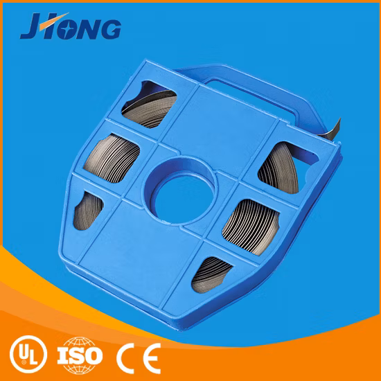 5/8 Inch Stainless Steel Banding in Plastic Tote