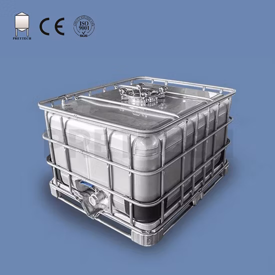 工場直送 1000L ステンレススチール IBC 新しいトート